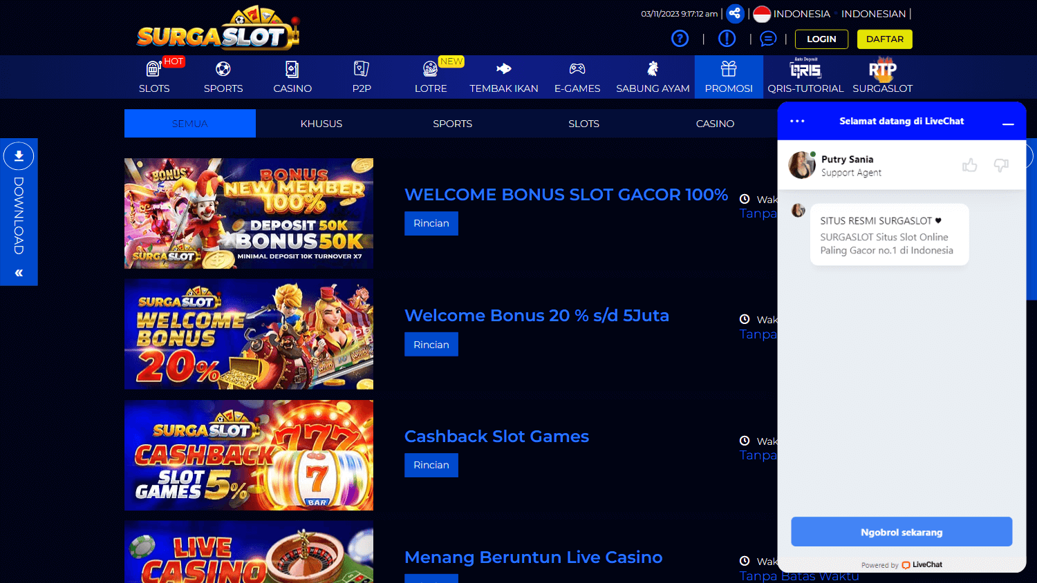 surgaslot_casino_promotions_desktop