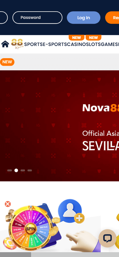 nova88_casino_homepage_mobile