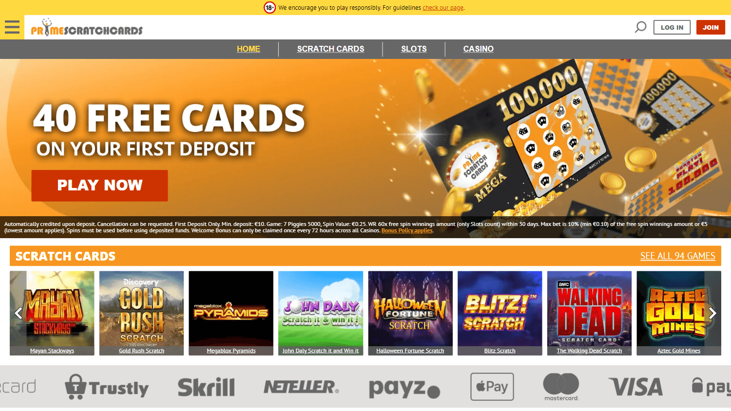 primescratchcards_casino_homepage_desktop