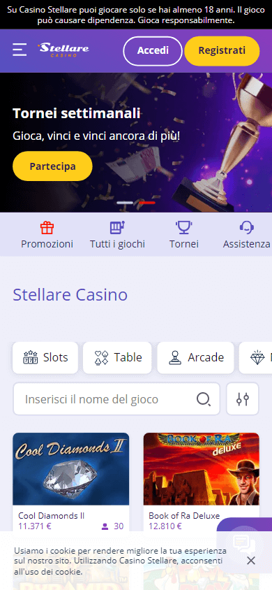 stellare_casino_homepage_mobile