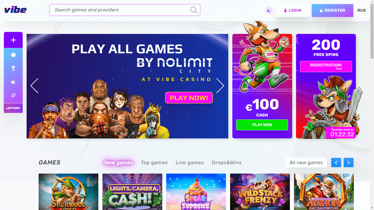 vibe_casino_homepage_desktop