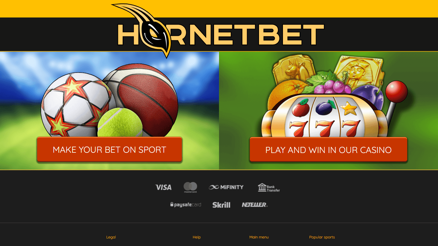 hornetbet_casino_homepage_desktop