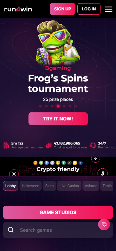 run4win_casino_homepage_mobile