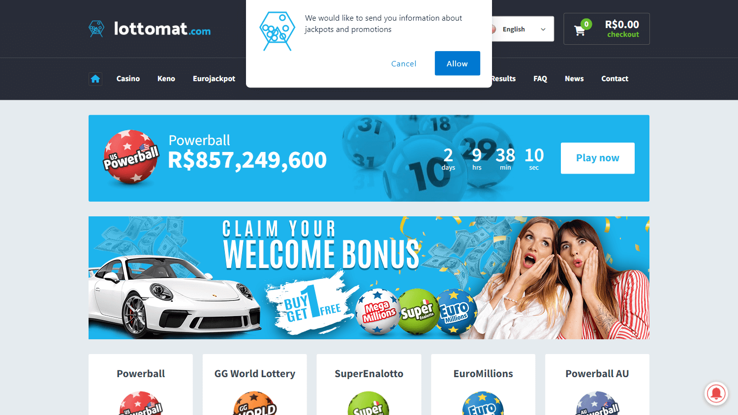 lottomat_casino_homepage_desktop