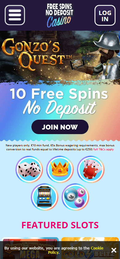 free_spins_no_deposit_casino_ie_homepage_mobile