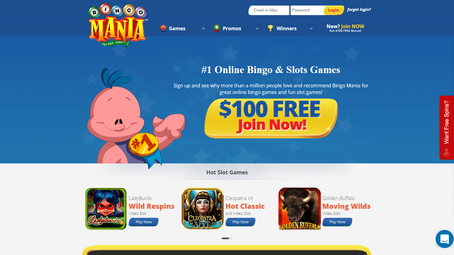 bingomania_casino_homepage_desktop