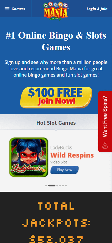 bingomania_casino_homepage_mobile