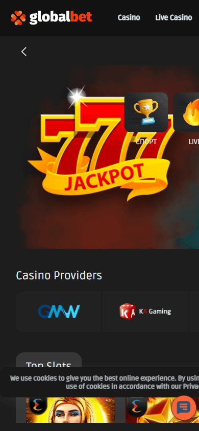 global_bet_casino_homepage