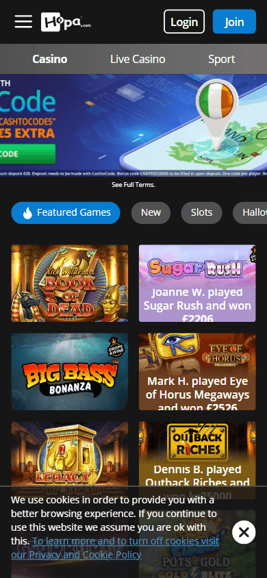 hopa_casino_homepage_mobile