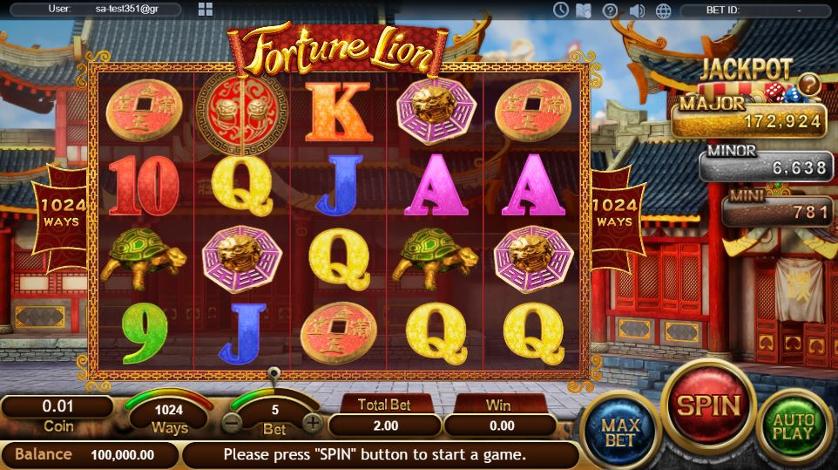 Fortune Lion Free Play in Demo Mode
