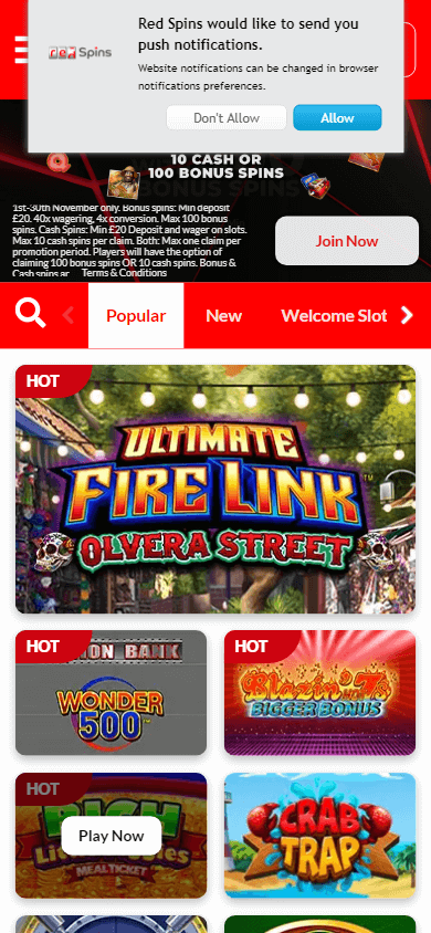 red_spins_casino_homepage_mobile