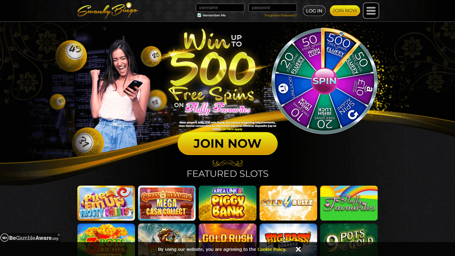 swanky_bingo_casino_homepage_desktop