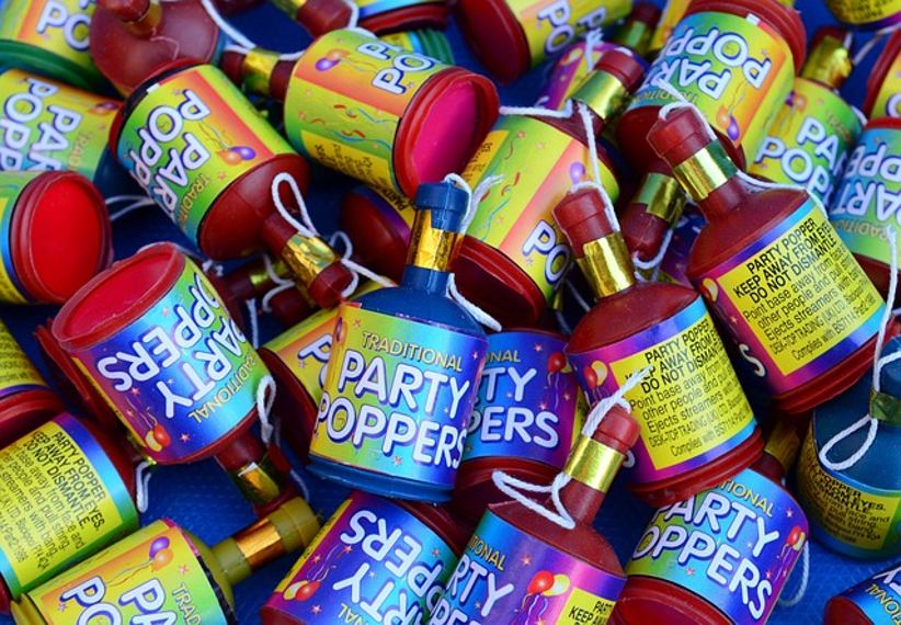 party-poppers