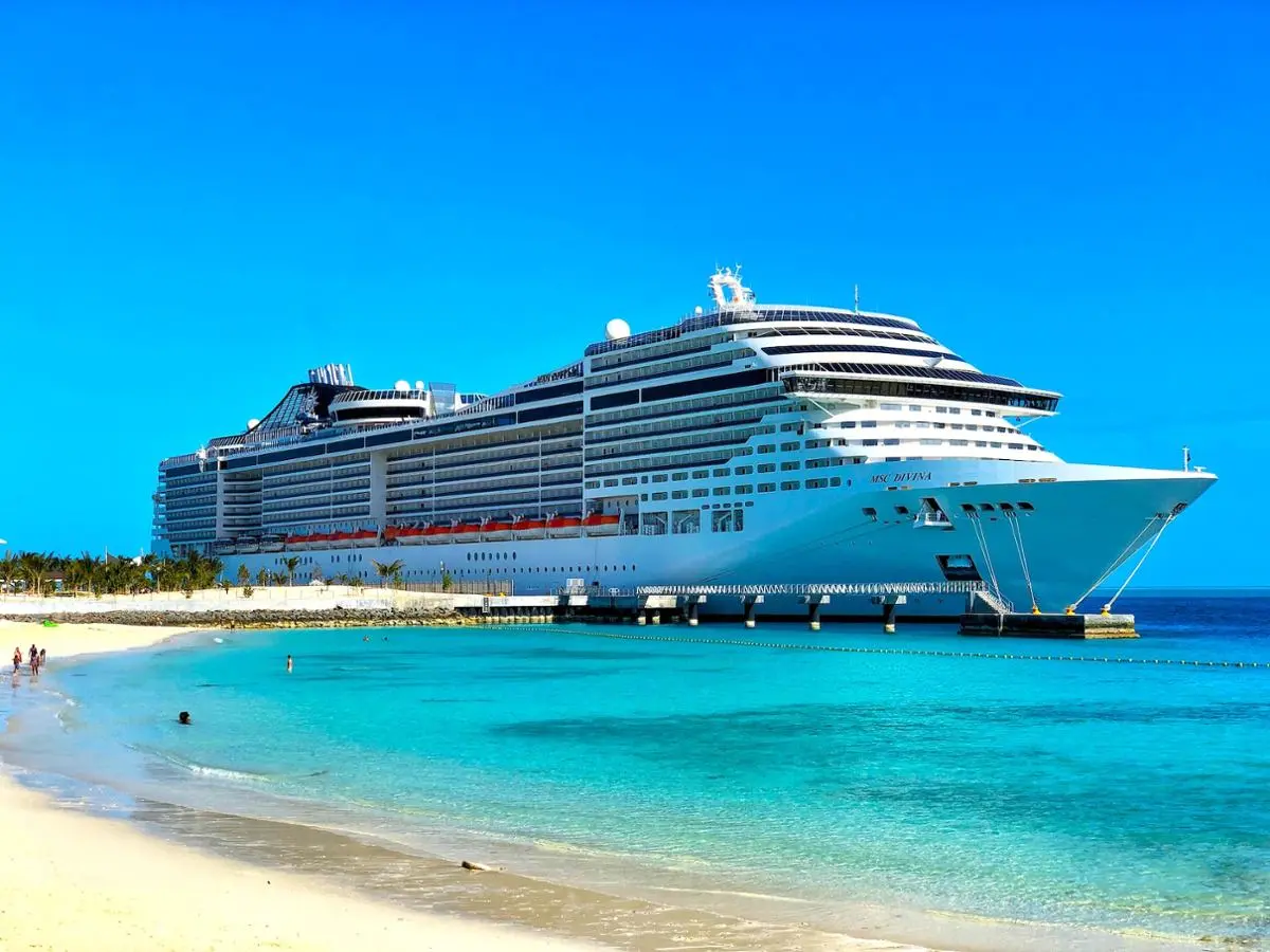 Cruise ship.