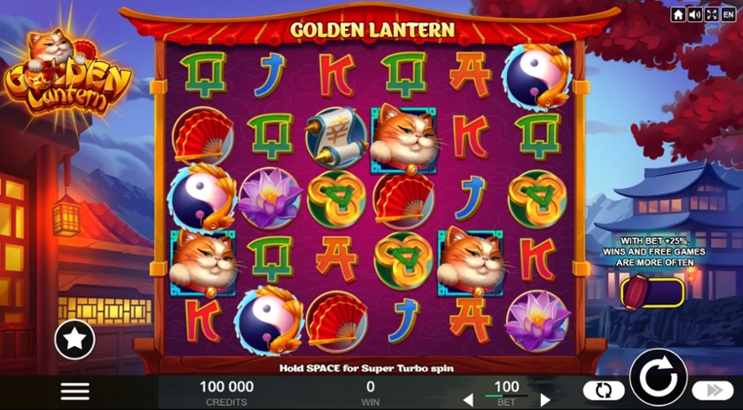 Golden Lantern Free Play in Demo Mode