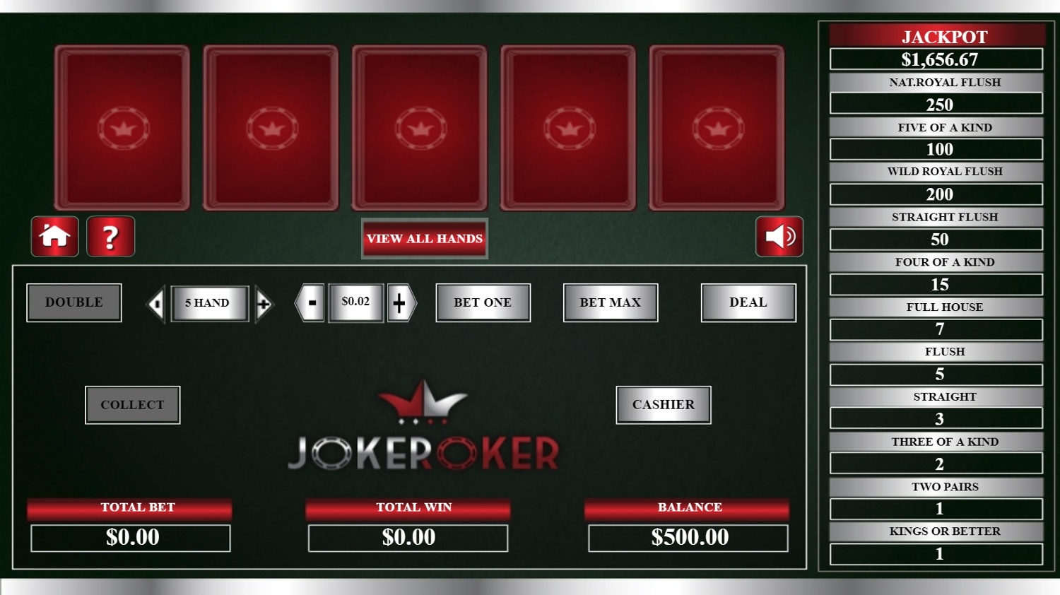 play joker poker online free