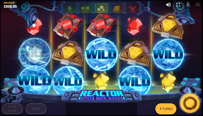Reactor slot 5 Wilds win