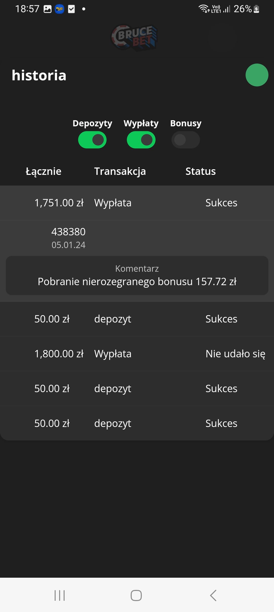 Bruce Bet Bonus Simple – Recenzja kasyna online dla graczy z Polski