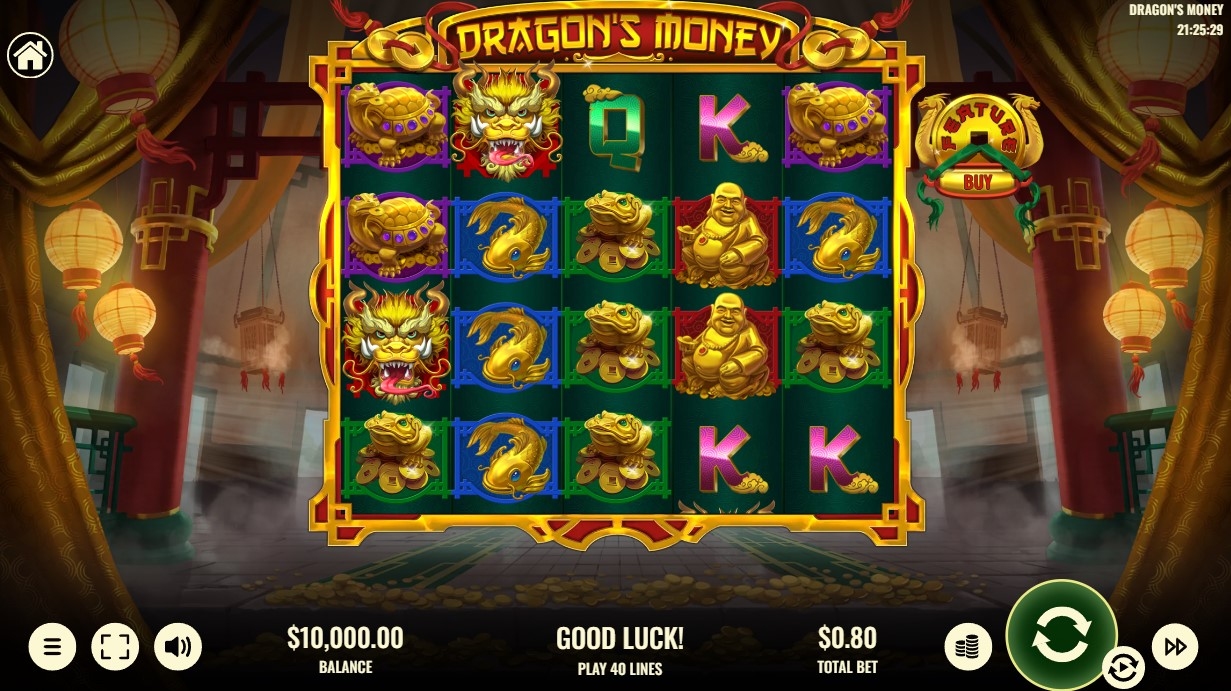 Dragon's Money Free Play in Demo Mode