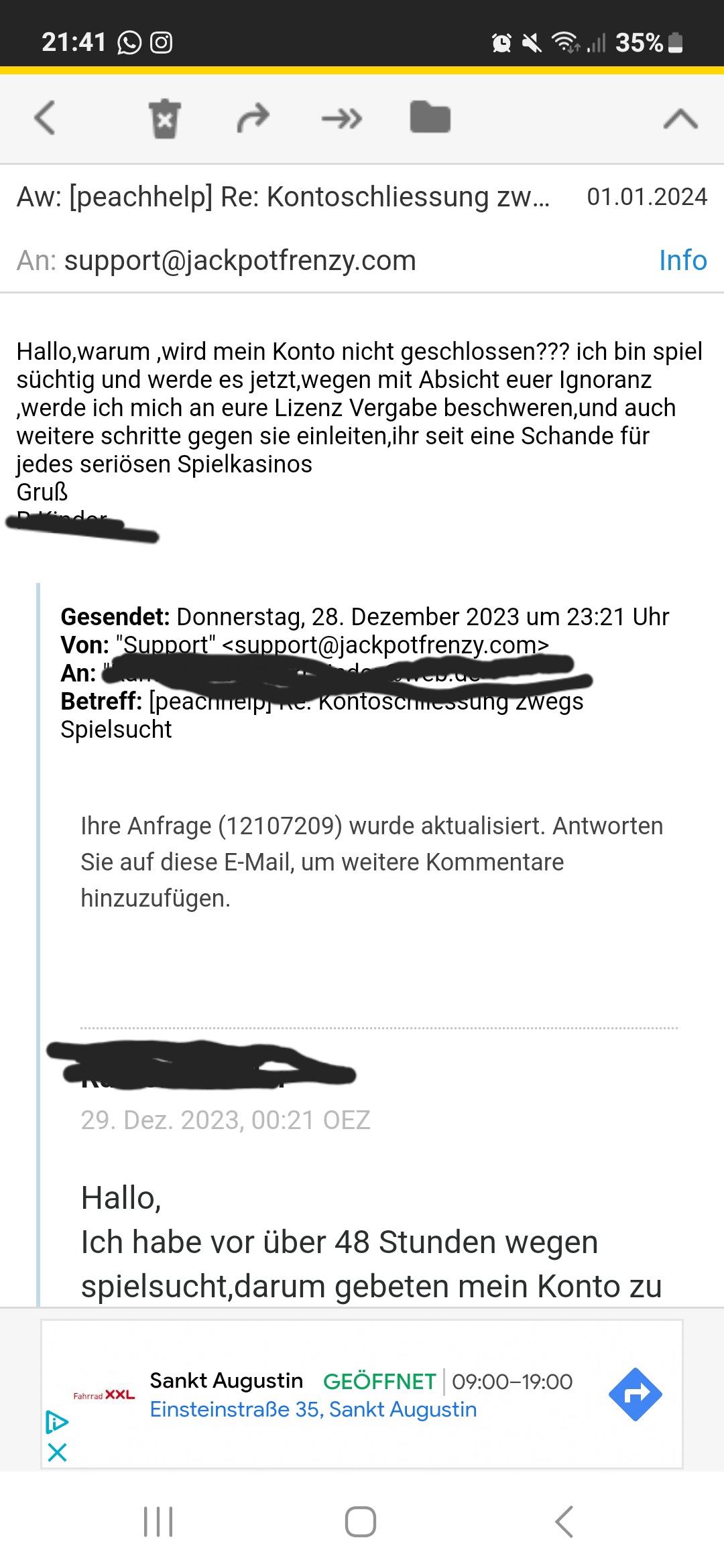 Πλατφόρμα Spinanga Casino - Διεπαφή χρήστη