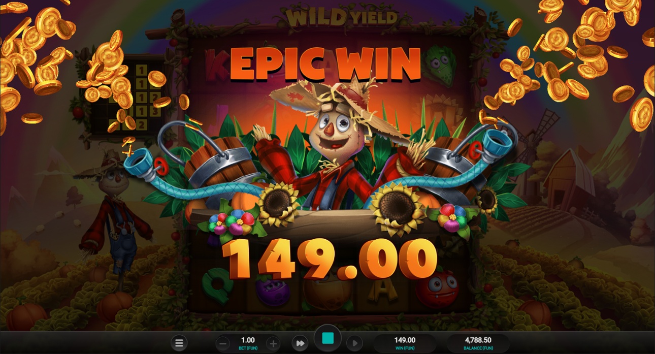 Wild Yield slot - Epic win