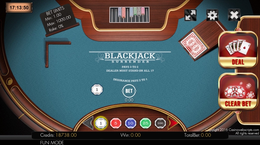 Blackjack 21 Surrender.jpg