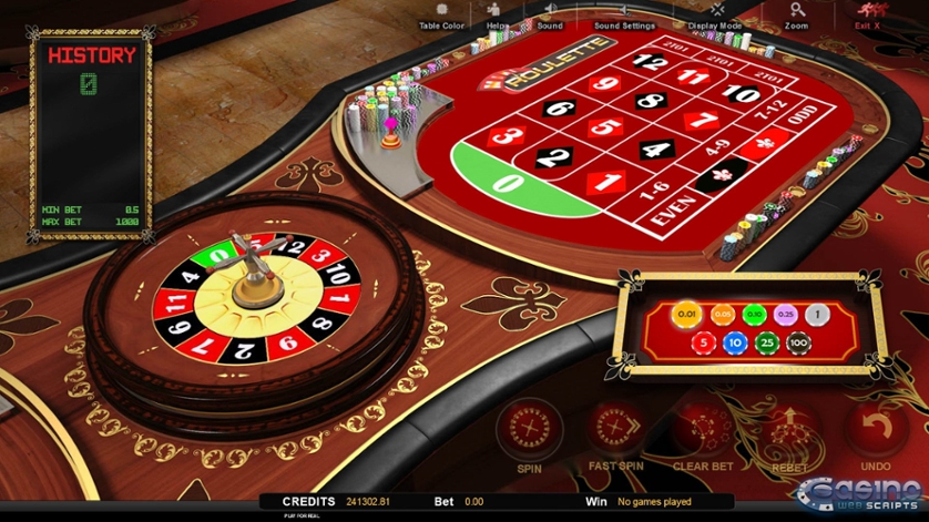 Play Free Mini Roulette 3D Game