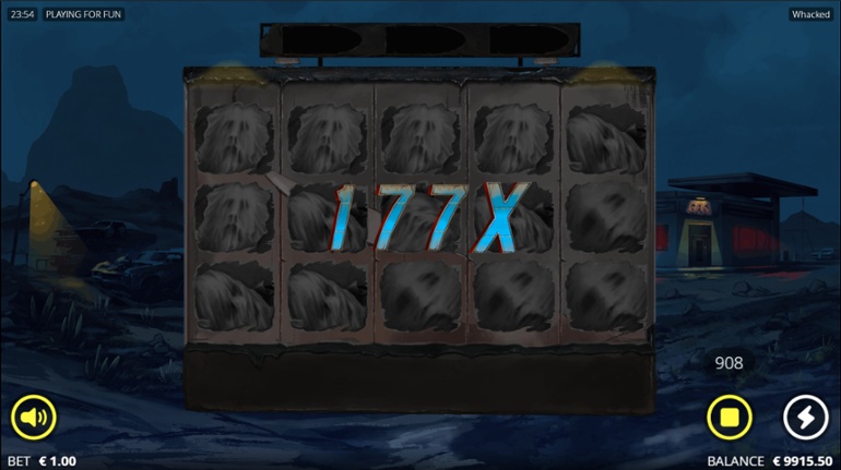 Featured Whacked Spins total multiplier payout