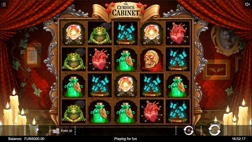 curious cabinet online slot spielen