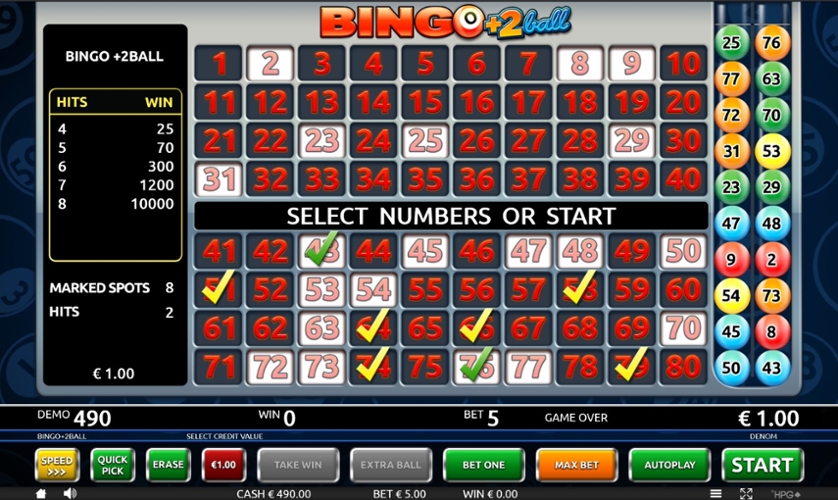 Play Bingo 2ball Slot