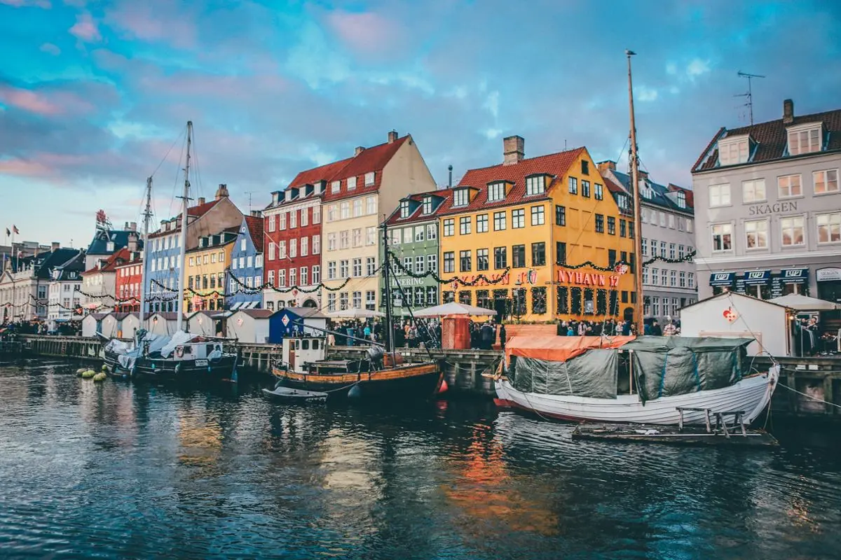 A Danish waterfront.