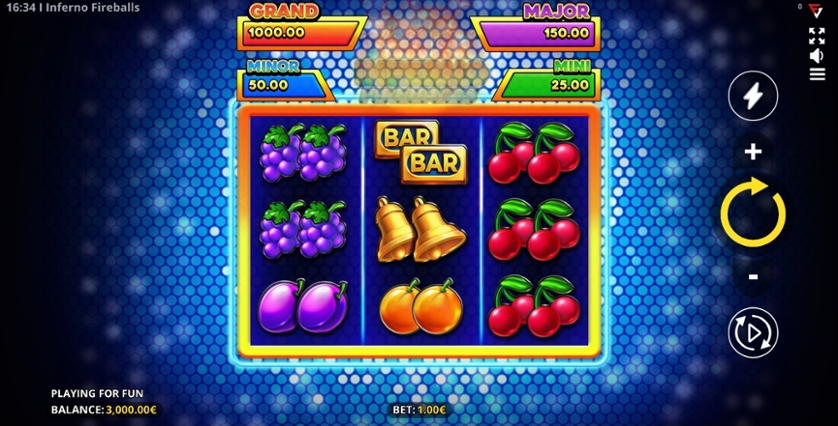 Inferno Fireballs Demo Play Free Slot Game