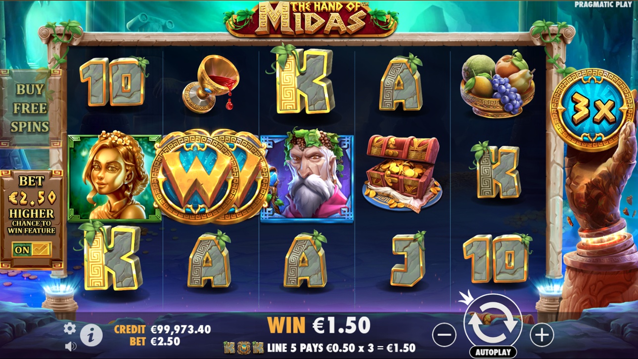 The Hand of Midas Free Play in Demo Mode & Review