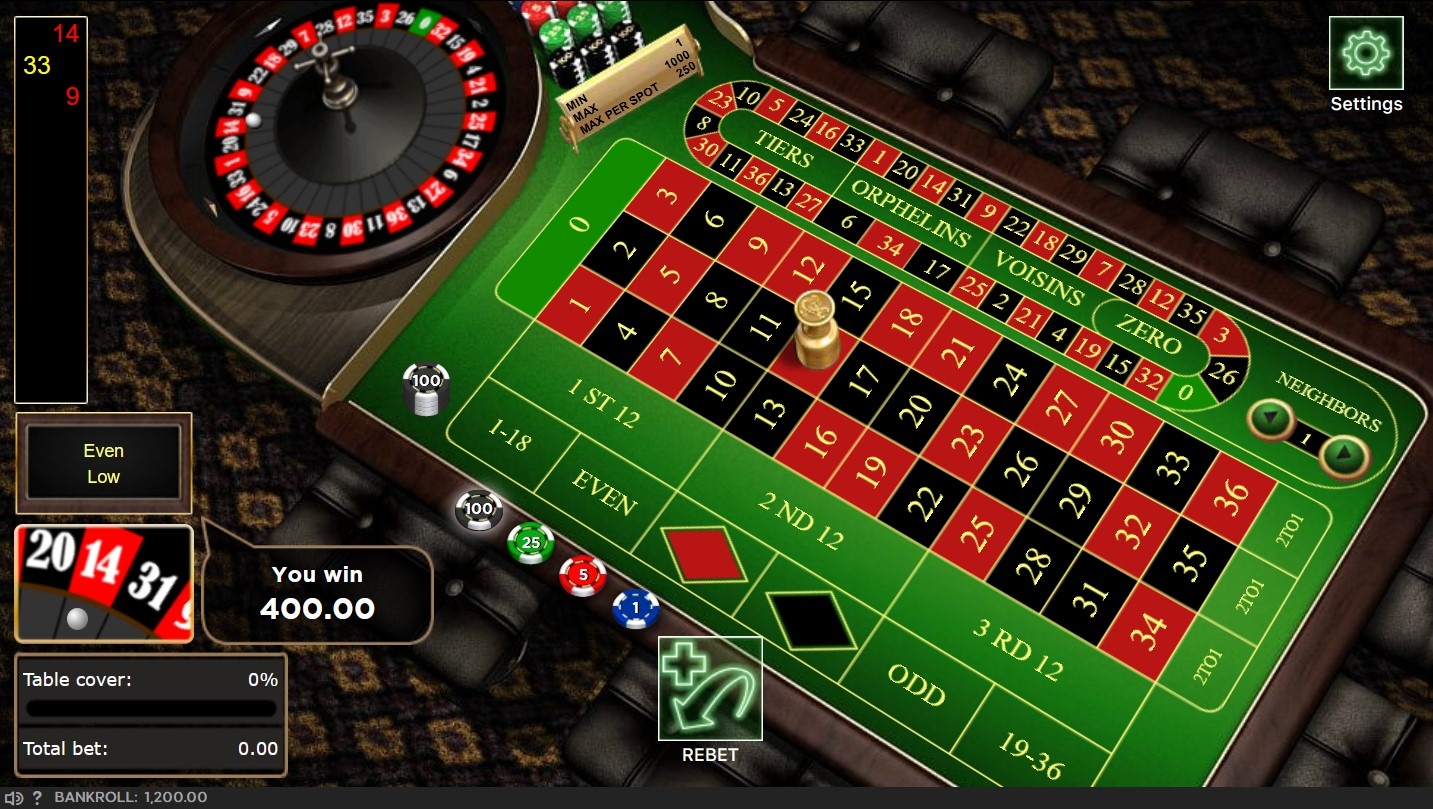 european roulette online free play