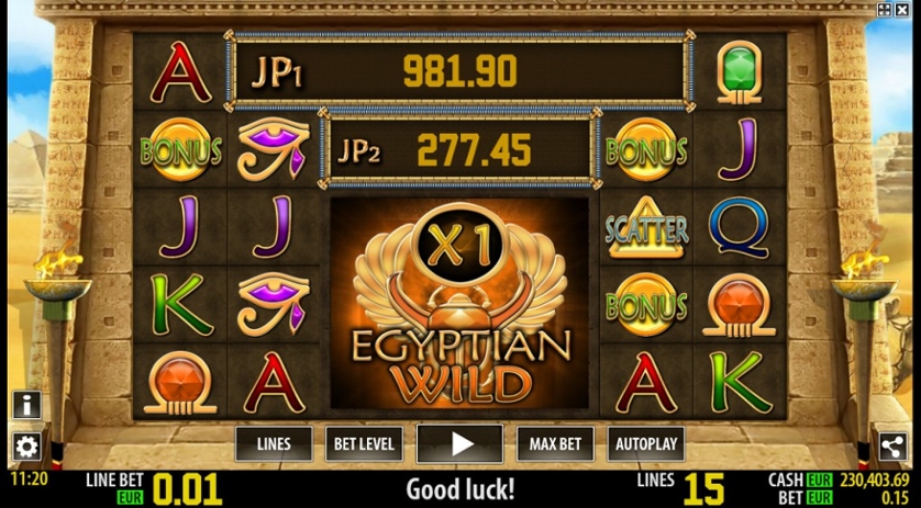 Egyptian Wild Free Play in Demo Mode