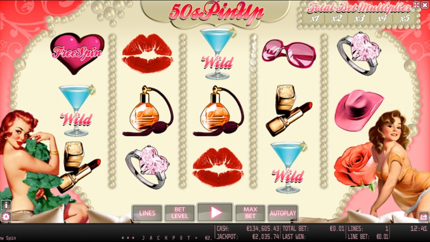 50's Pin-Up Free Play in Demo Mode