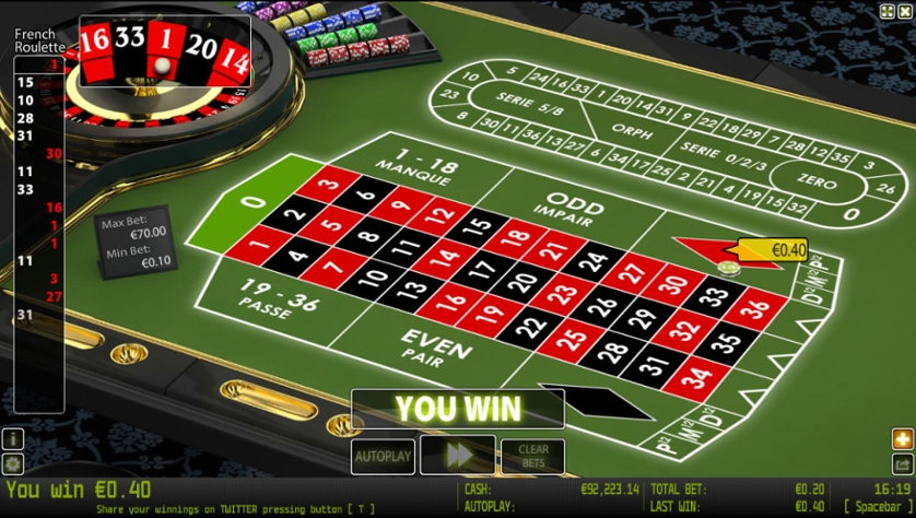 Play Free French Roulette (Worldmatch) Game