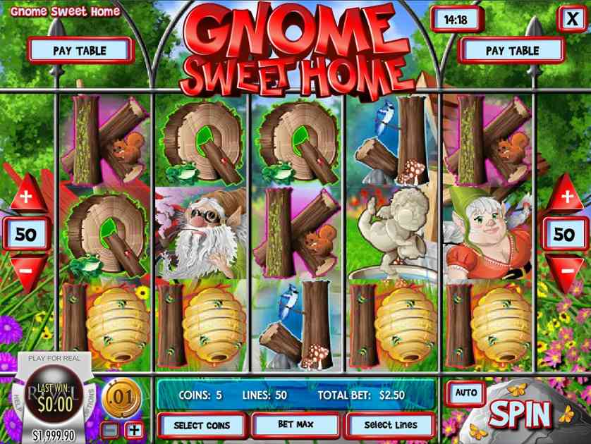 Play Gnome Sweet Home Slot Machine Free With No Download