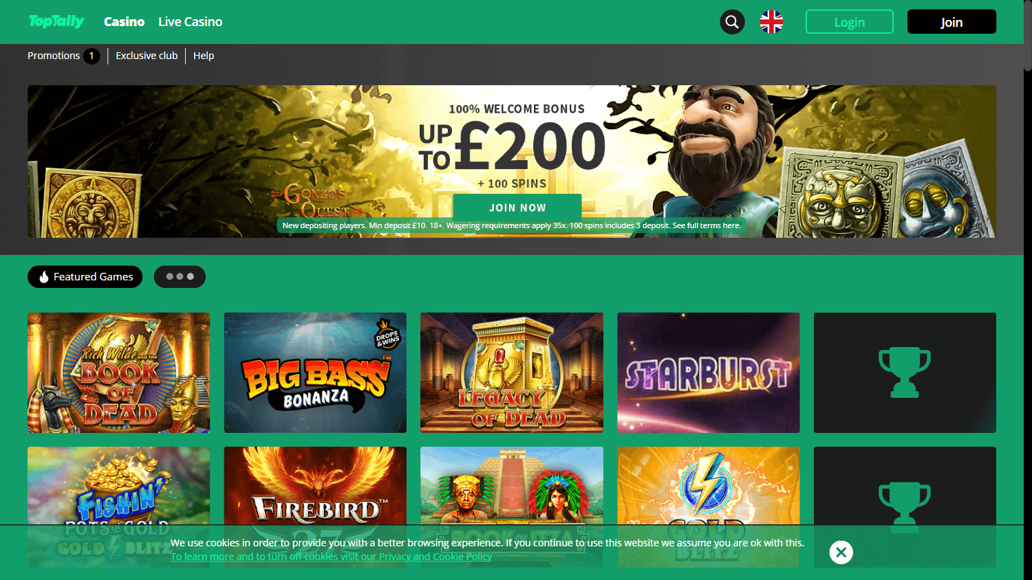 toptally_casino_homepage_desktop