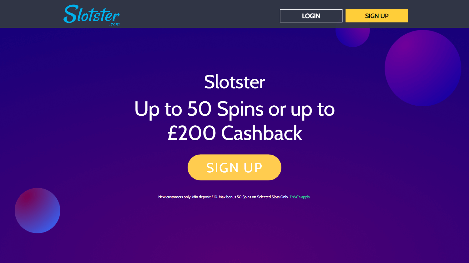 slotster_casino_homepage_desktop