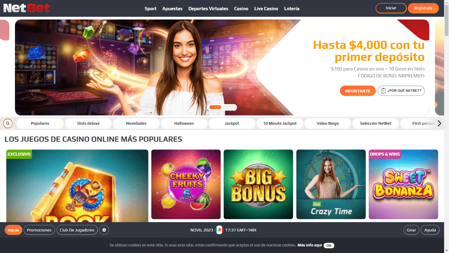netbet_casino_mx_homepage_desktop