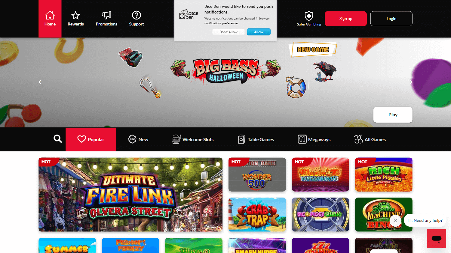 dice_den_casino_homepage_desktop