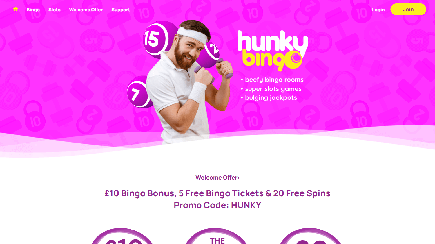 hunky_bingo_casino_homepage_desktop