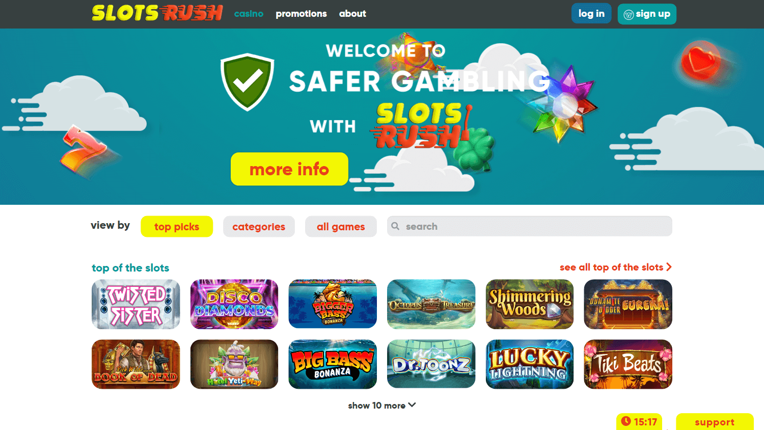 slots_rush_casino_homepage_desktop