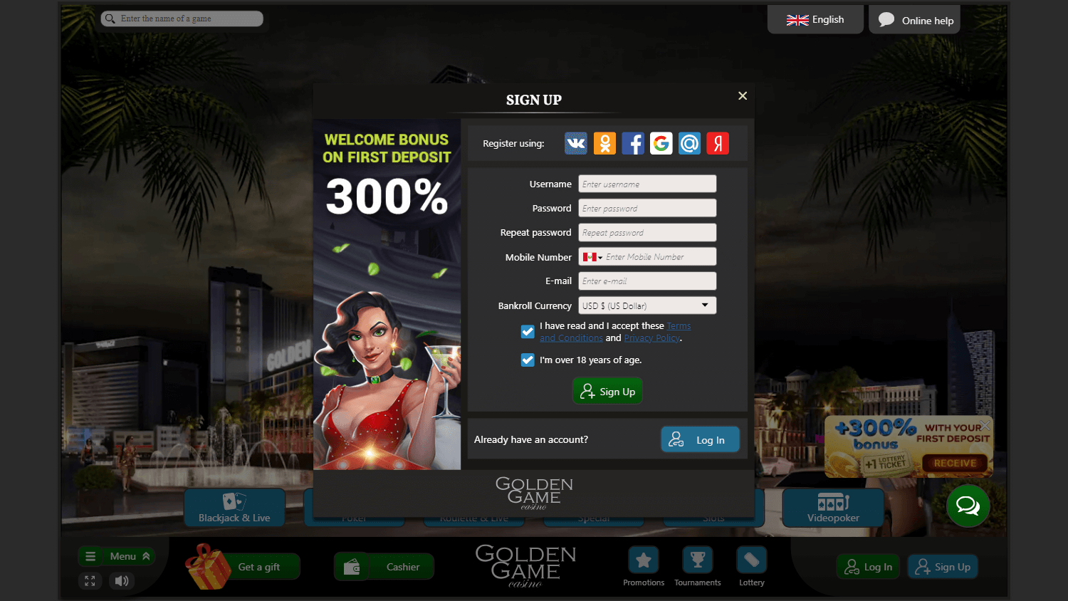 obdrž 500% bonus v Goldzino Casino v Czech