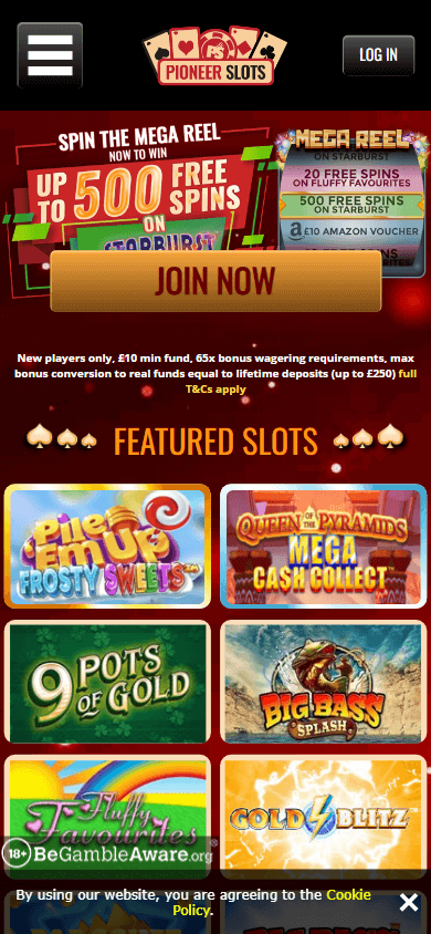 pioneer_slots_casino_homepage_mobile