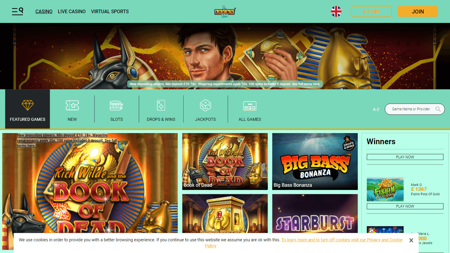 lucky_hit_casino_homepage_desktop