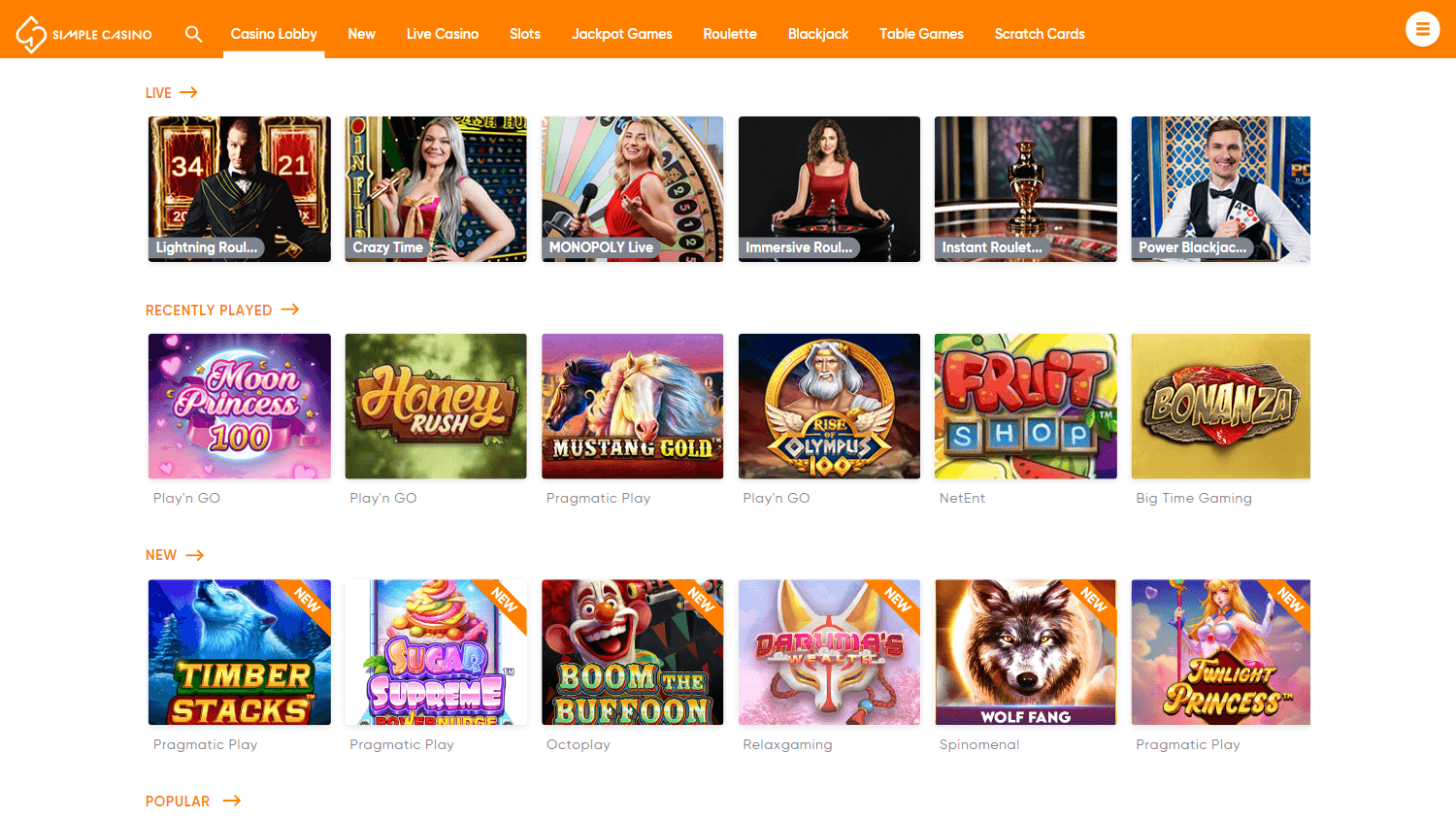 simple_casino_homepage_desktop