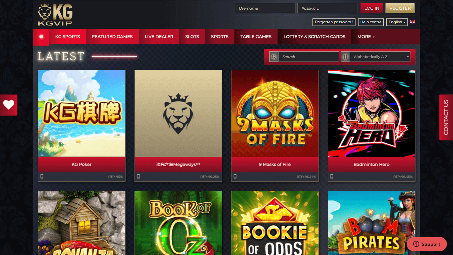 king_gaming_casino_homepage_desktop