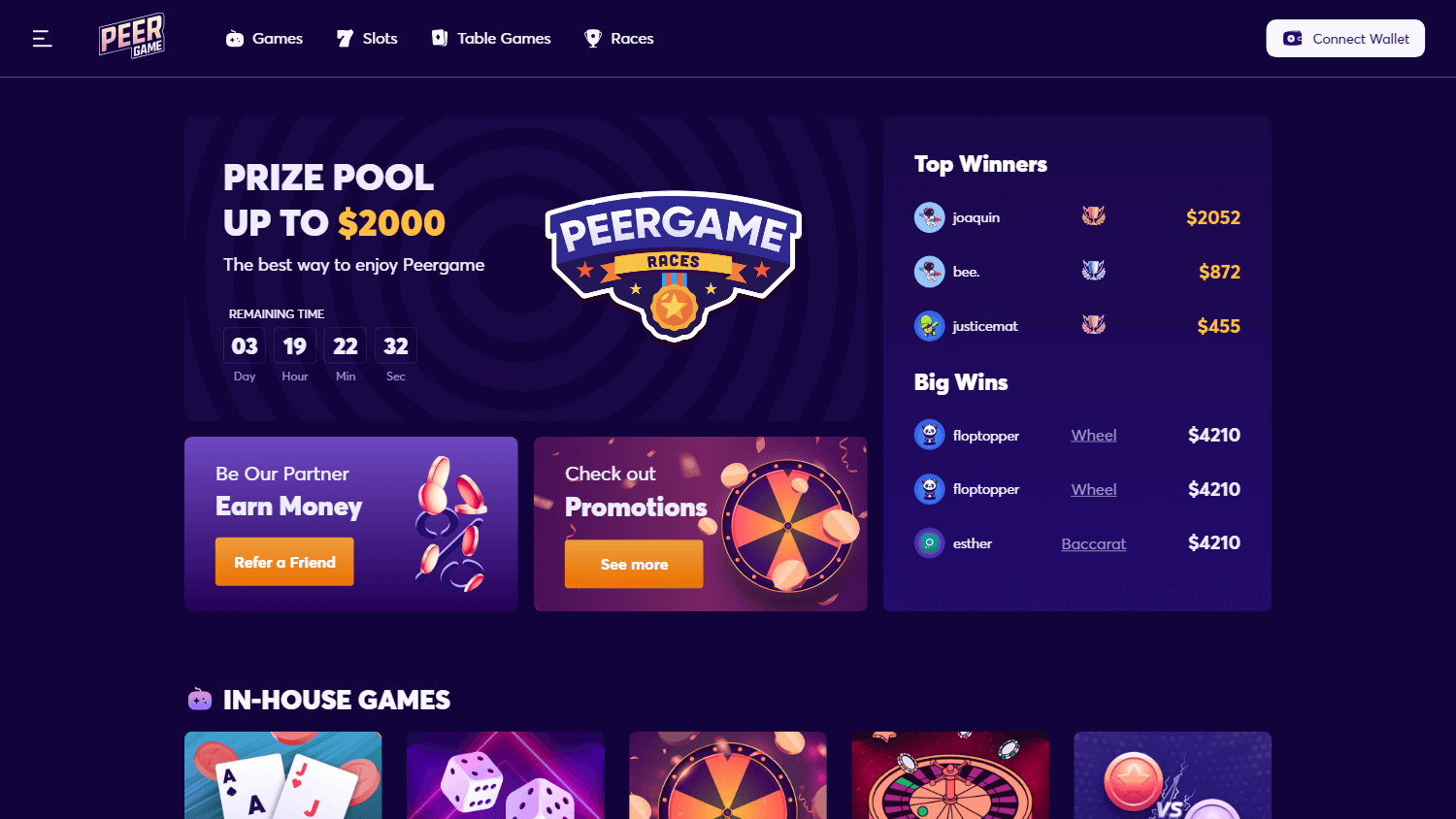 peergame_casino_homepage_desktop